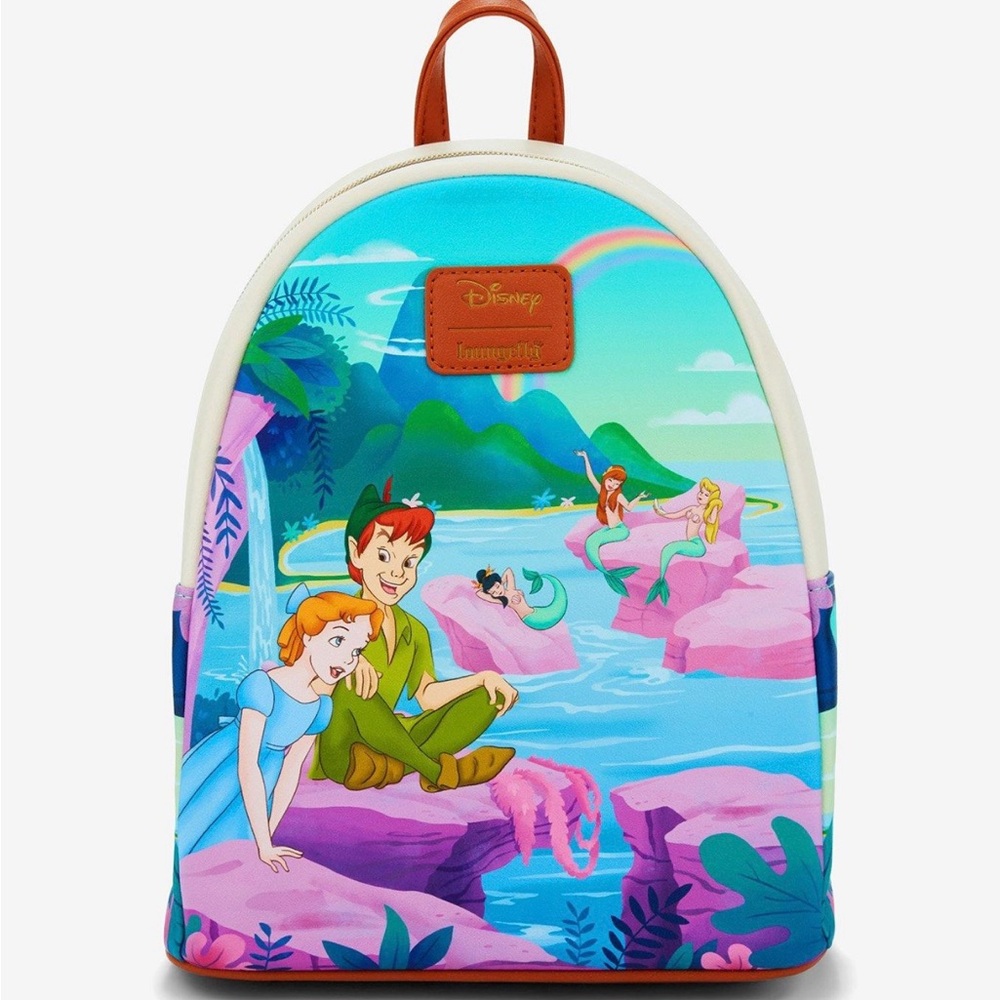 Loungefly Disney Peter Pan Mermaid Lagoon Mini Backpack